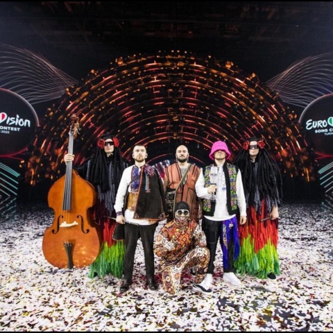 Το συγκρότημα Kalush Orchestra στη Eurovision 2022