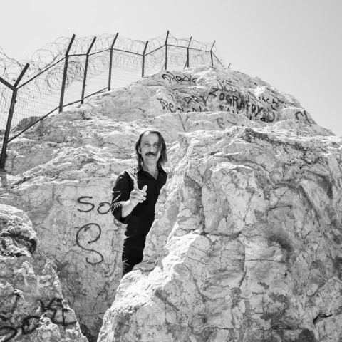 Ο Ρένος Χαραλαμπίδης στον Λυκαβηττό