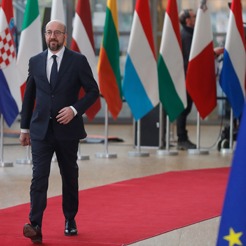 Ο πρόεδρος του Ευρωπαϊκού Συμβουλίου Σαρλ Μισέλ