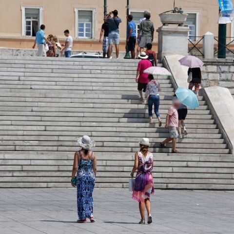 Ηλιοφάνεια στο κέντρο της Αθήνας