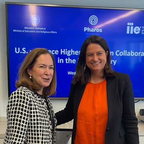 Η υπουργός Παιδείας, Νίκη Κεραμέως, κατά τις επίσημες συναντήσεις της στις ΗΠΑ 