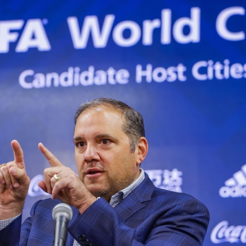 Ο Victor Montagliani, αντιπρόεδρος της FIFA και πρόεδρος CONCACAF