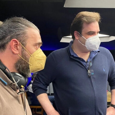 Στα γυρίσματα του «Έτερος Εγώ» Πιερρακάκης και Λιβάνιος -Δείτε φωτογραφίες   