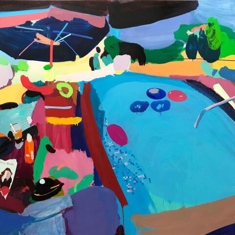 Πίνακας του Παναγιώτη Αλεξίου από την έκθεση FOS στην γκαλερί Αστρολάβος δεξαμενή