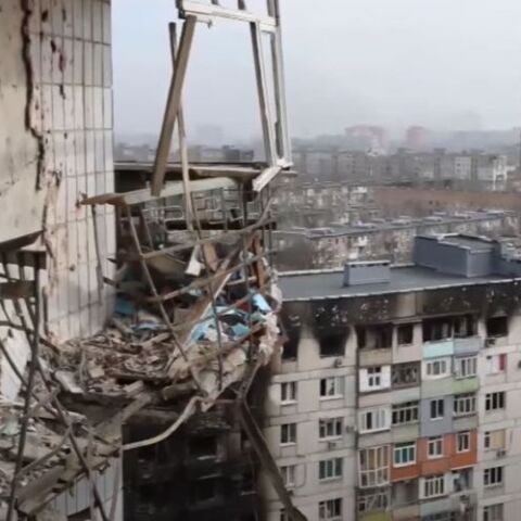 Η βομβαρδισμένη Μαριούπολη στην Ουκρανία 