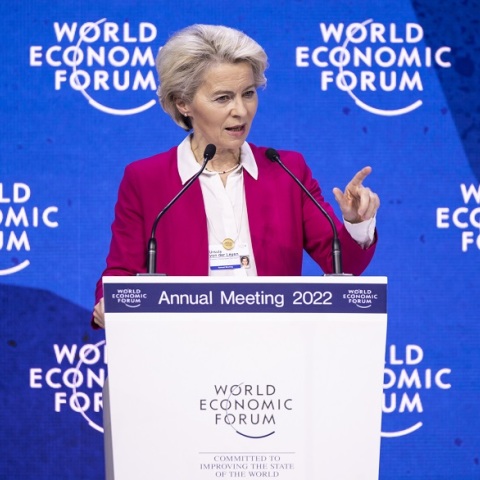 Ούρσουλα φον ντερ Λάιεν - Παγκόσμιο Οικονομικό Φόρουμ στο Νταβός