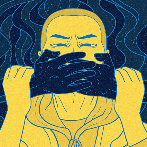 Καρικατούρα για την ελευθερία και τον περιορισμό του λόγου