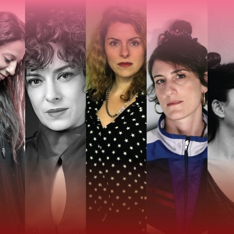  Από αριστερά: Έφη Θεοδώρου, Πατρίσια Απέργη, Γιούλα Μπούνταλη, Γιώτα Αργυροπούλου, Ελεάνα Τσίχλη, Ερμίρα Γκόρο, Ιωάννα Πορτόλου. 