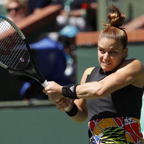 Η Μαρία Σάκκαρη εκτός Ρολάν Γκαρός