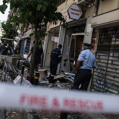 Ζημιές μετά την έκρηξη στην Ιουλιανού στη Βικτώρια