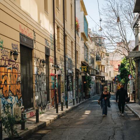 σοκάκι, κέντρο Αθήνας
