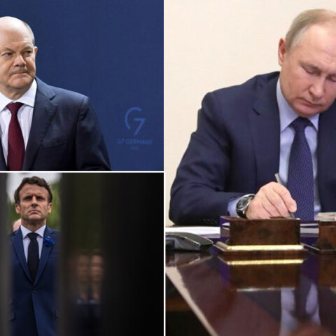 Όλαφ Σολτς και Εμανουέλ Μακρόν κάλεσαν τον Πούτιν να σταματήσει την εισβολή στην Ουκρανία