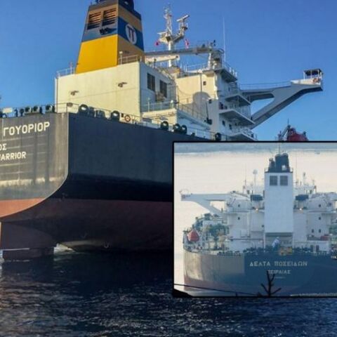 Τα ελληνικά τάνκερ Delta Poseidon και Prudent Warrior που κατέλαβαν Ιρανοί στον Περσικό 