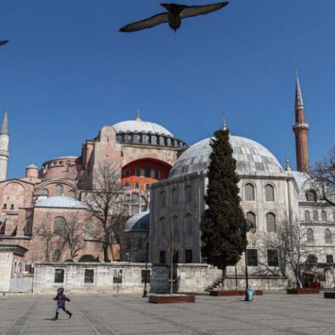 Η Αγία Σοφία στην Κωνσταντινούπολη © EPA/POOL  