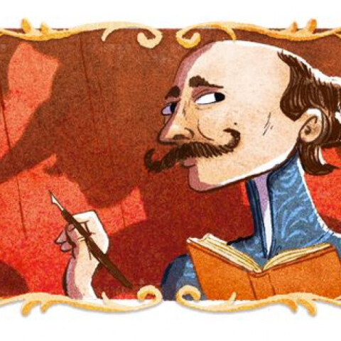 Ο Edmond Rostand στο σημερινό Doodle της Google