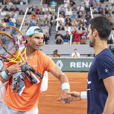 Ναδάλ και Τζόκοβιτς συναντήθηκαν πριν από τον μεγάλο προημιτελικό για το Ρολάν Γκαρός