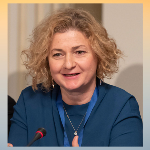 Η Βιβή Ανθοπούλου, Γενική Διευθύντρια στο Ίδρυμα Λαμπράκη