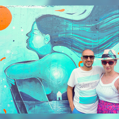 Η Καλλιόπη Μαρκοπούλου και ο Θωμάς Μουζακίτης