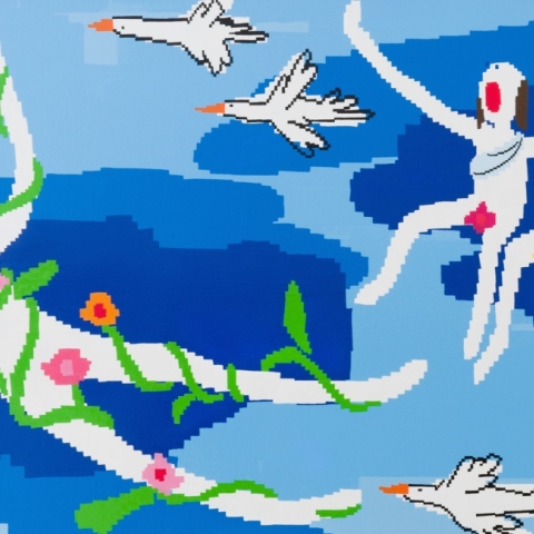 Έργο της Maja Djordjevic που θα παρουσιαστεί στα Δύο Χωριά