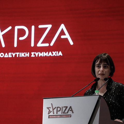 Ράνια Σβίγκου, γραμματέας της Κεντρικής Επιτροπής του ΣΥΡΙΖΑ