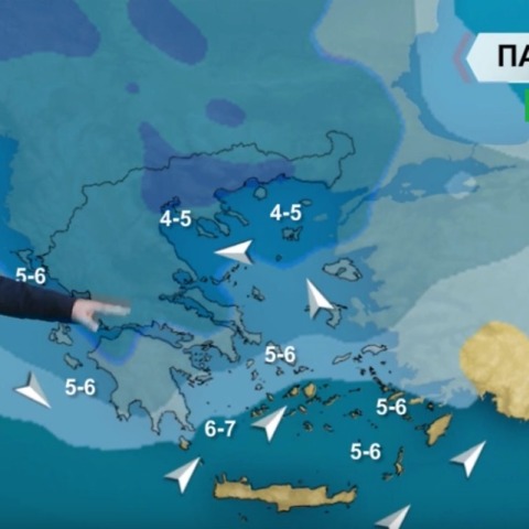 Καιρός: Ο Σάκης Αρναούτογλου παρουσιάζει τους χάρτες με τον καιρό της Παρασκευής