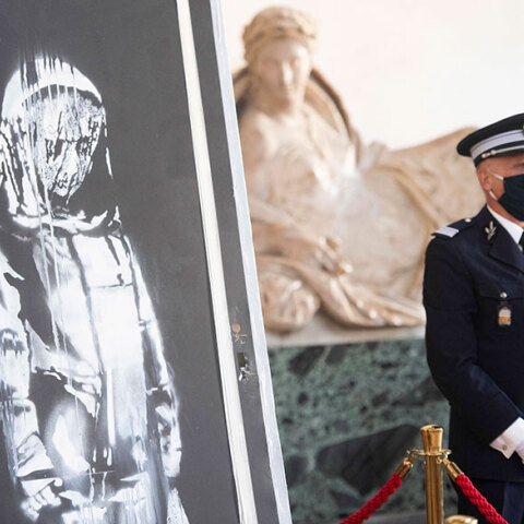 Γαλλία: Δικάζονται οι οκτώ που κατηγορούνται για την κλοπή έργου του Banksy από το Μπατακλάν