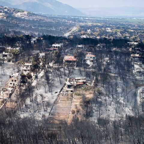 Η καταστροφική φωτιά στο Μάτι το καλοκαίρι του 2018 είχε κάψει δεκάδες σπίτια