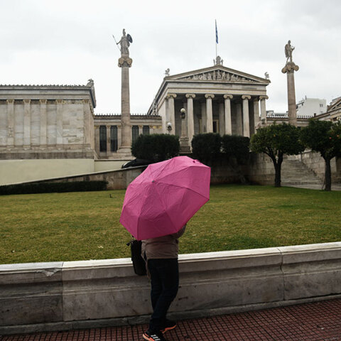 Η κακοκαιρία Genesis στην Αττική έφερε καταιγίδες στο κέντρο της Αθήνας