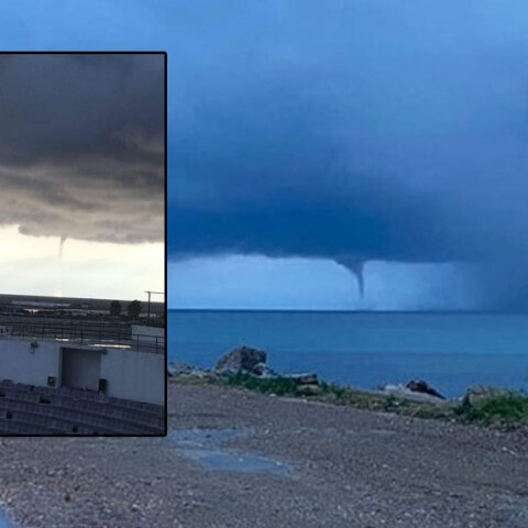 Ο υδροστρόβιλος στη Χαλκιδική