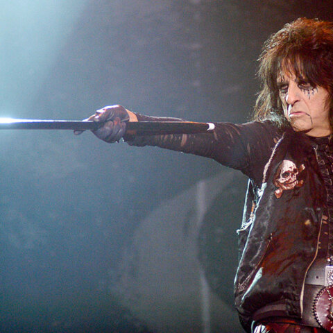 Στιγμιότυπο από συναυλία του Alice Cooper