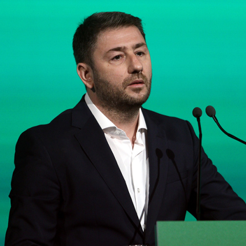 Ο πρόεδρος του ΠΑΣΟΚ – ΚΙΝΑΛ Νίκος Ανδρουλάκης 