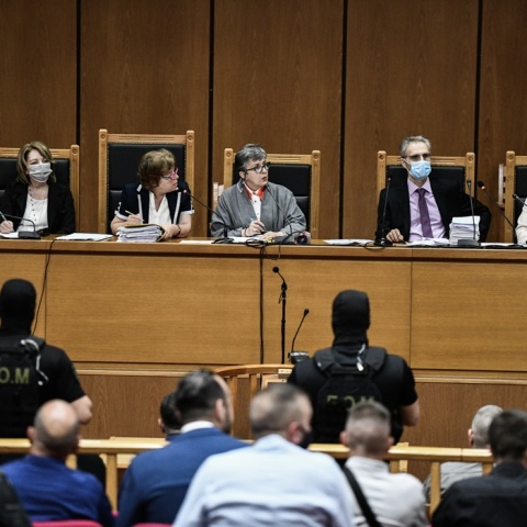 Δίκη Χρυσής Αυγής: Στιγμιότυπο από την έναρξη της δίκης σε δεύτερο βαθμό