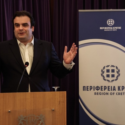 ΕΠΙΣΚΕΨΗ ΤΟΥ ΥΠ. ΨΗΦΙΑΚΗΣ ΔΙΑΚΥΒΕΡΝΗΣΗΣ ΚΥΡ. ΠΙΕΡΡΑΚΑΚΗ ΣΤΟ ΗΡΑΚΛΕΙΟ ΚΡΗΤΗΣ (ΣΤΕΦΑΝΟΣ ΡΑΠΑΝΗΣ/EUROKINISSI)