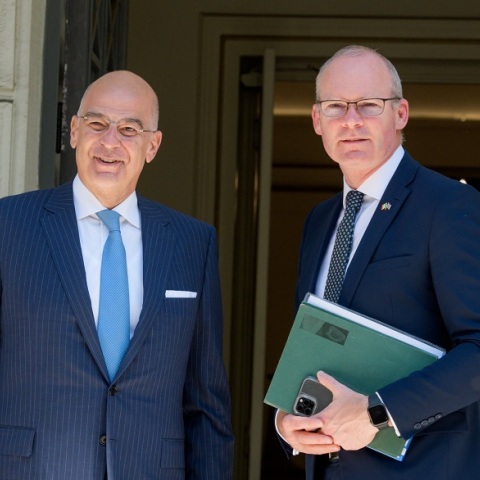 Συνάντηση Δένδια με τον Ιρλανδό ομόλογό μου 