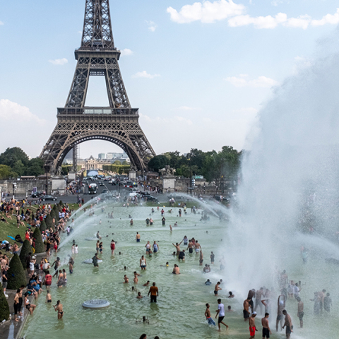 Καύσωνας στο Παρίσι
