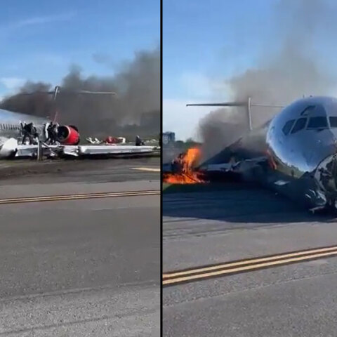 Το αεροπλάνο στο Μαϊάμι που τυλίχθηκε στις φλόγες στον διάδρομο προσγείωσης