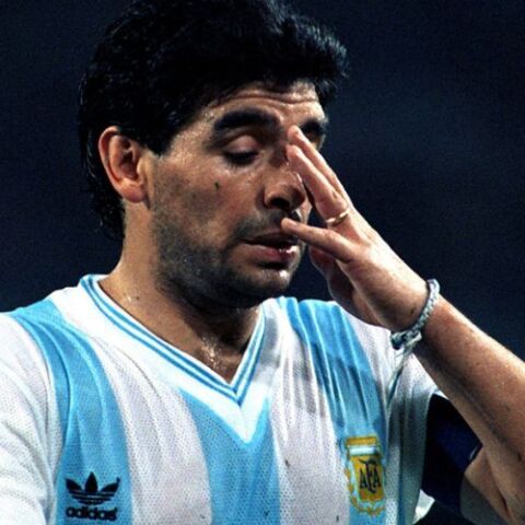 Ο Ντιέγκο Μαραντόνα με τη φανέλα της Αργεντινής © EUROKINISSI   