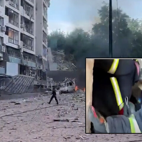 Ρωσικός πύραυλος έπληξε το κέντρο στο Κίεβο