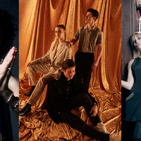 Κολάζ με φωτογραφίες των μουσικών LP, London Grammar, Hooverphonic