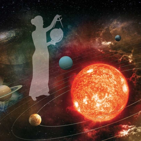 Εικόνα που απεικονίζει πλανήτες στο διάστημα