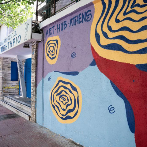 Τοιχογραφία 1.100 τ.μ. στον Πανελλήνιο Γυμναστικό Σύλλογο