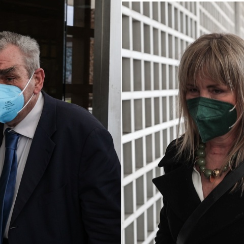 Ο Δημήτρης Παπαγγελόπουλος και η Ελένη Τουλουπάκη