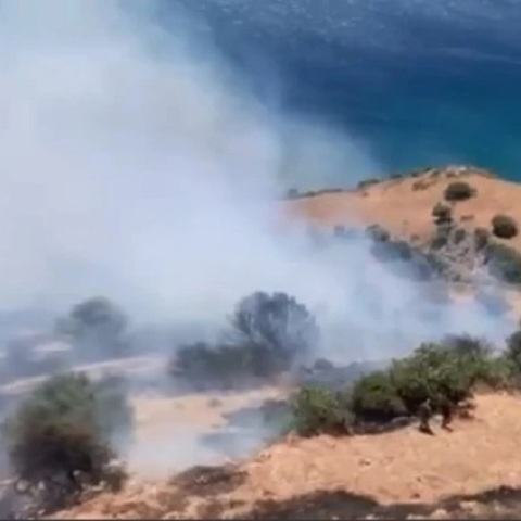 Μεγάλη φωτιά τώρα στο Ρέθυμνο