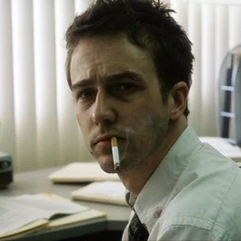O Έντουαρτ Νόρτον στην ταινία Fight Club