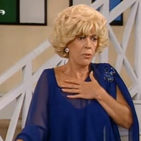 Ντίνα Κώνστα: Ρετρό φωτογραφία από παράσταση του 1966