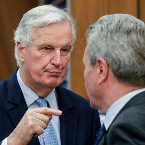 Ο επικεφαλής διαπραγματευτής των Ευρωπαίων Μισέλ Μπαρνιέ