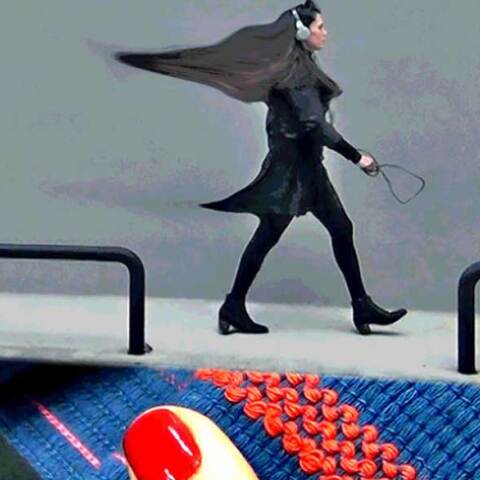 Έρση Κρούσκα και Άγγελος Σκούρτης, Η Επίσκεψη / Κλωστοϋφαντουργίας ΜΕΝΤΗΣ