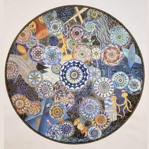 Ομαδική έκθεση "Re-Inventing History" στην Art Appel Gallery / Heejung-Kim, Mandala of Day and Night