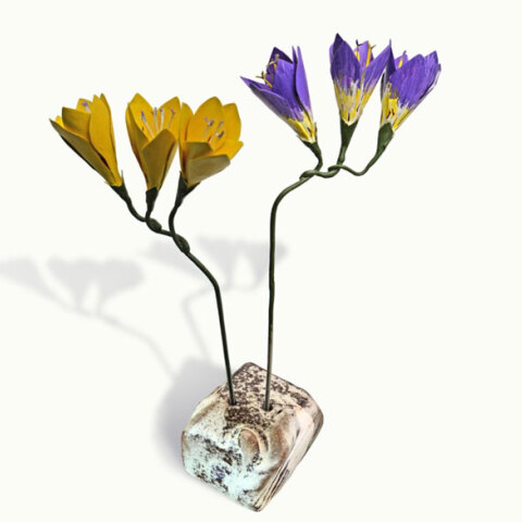 Ντορίτα Αυγέρου - Μανούσος Χαλκιαδάκης, «Μορφές της φύσης σε πηλό και ασήμι» στην Alma Gallery