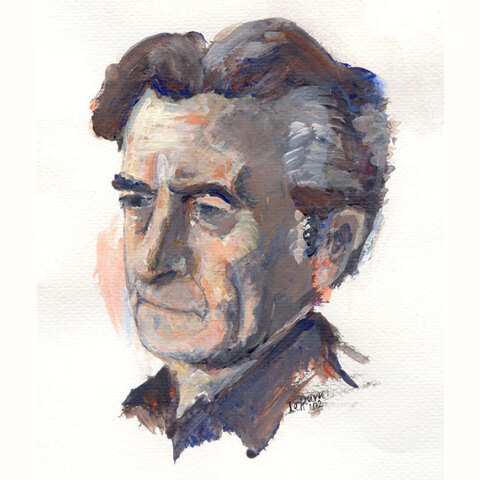 Πορτρέτο Δημήτρη Δραγατάκη από την εγγονή του